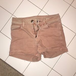 Pink American eagle shorts